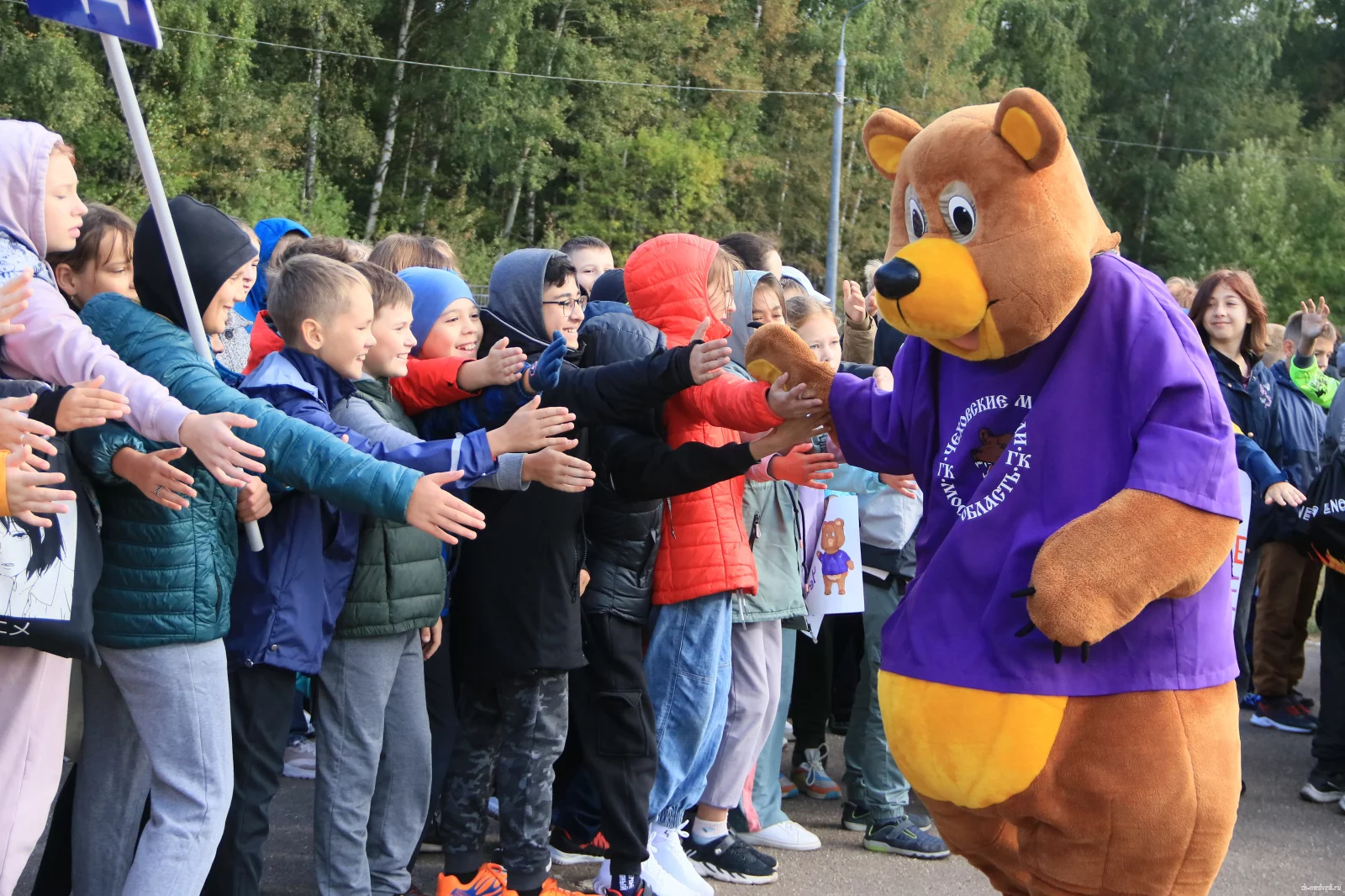 В чеховской школе № 10 прошел «День медведей»